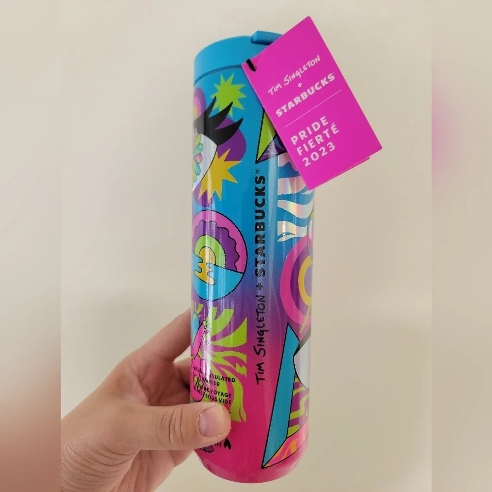 NWT Starbucks with Tim Singleton Pride 2023 Collab Tumbler